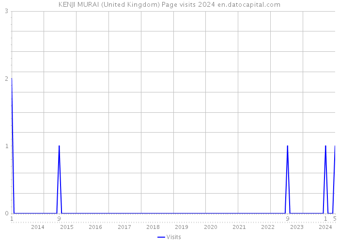 KENJI MURAI (United Kingdom) Page visits 2024 