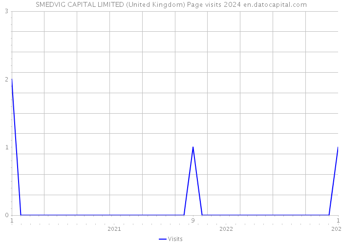 SMEDVIG CAPITAL LIMITED (United Kingdom) Page visits 2024 