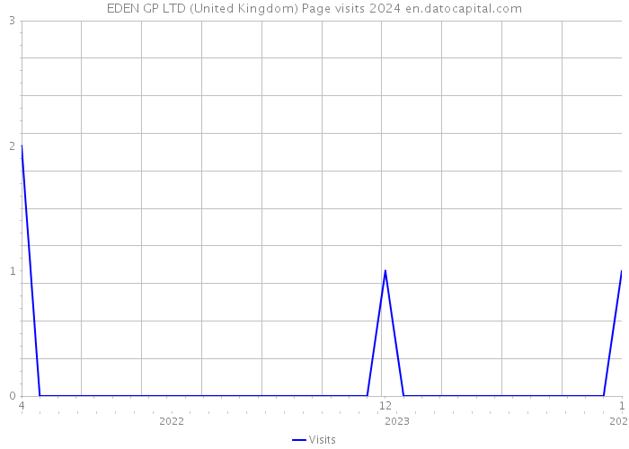 EDEN GP LTD (United Kingdom) Page visits 2024 