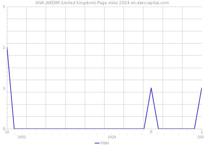 ANA JARDIM (United Kingdom) Page visits 2024 