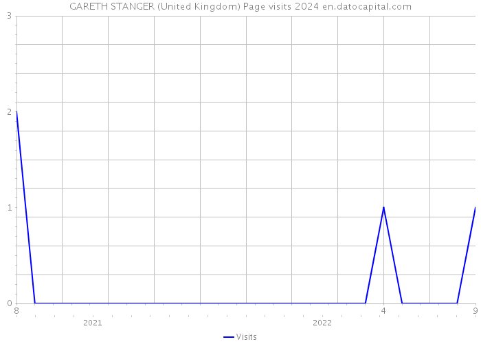 GARETH STANGER (United Kingdom) Page visits 2024 