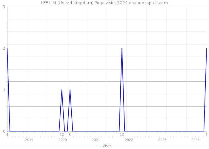 LEE LIM (United Kingdom) Page visits 2024 