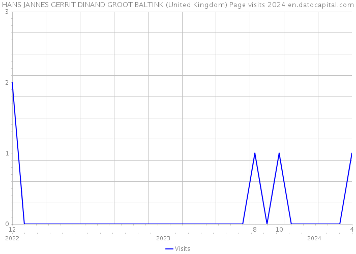 HANS JANNES GERRIT DINAND GROOT BALTINK (United Kingdom) Page visits 2024 