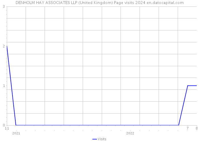 DENHOLM HAY ASSOCIATES LLP (United Kingdom) Page visits 2024 