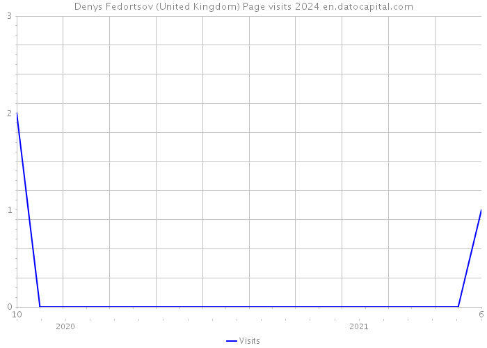Denys Fedortsov (United Kingdom) Page visits 2024 