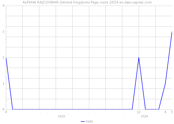ALPANA RAJCOOMAR (United Kingdom) Page visits 2024 