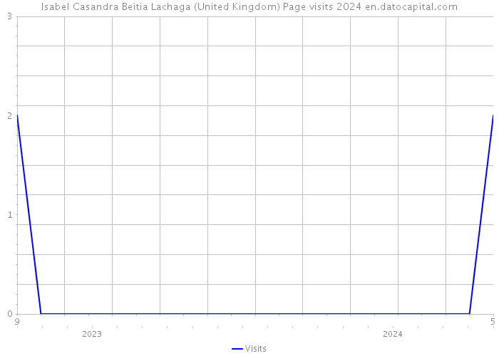 Isabel Casandra Beitia Lachaga (United Kingdom) Page visits 2024 