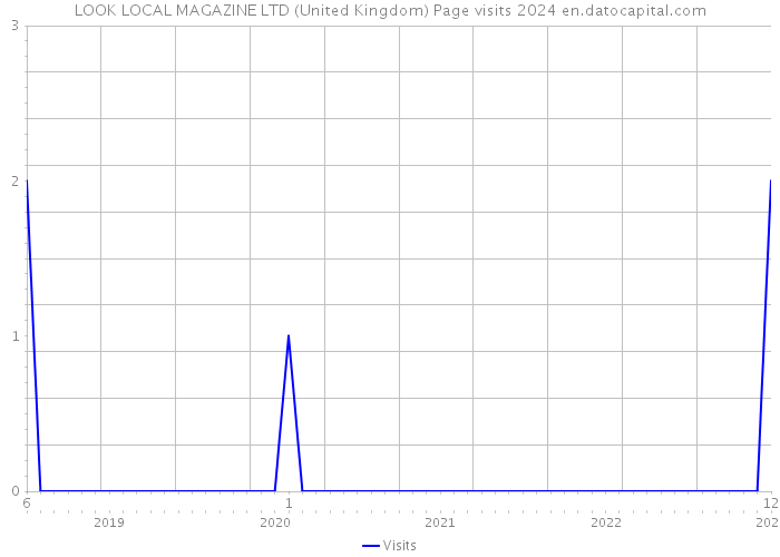 LOOK LOCAL MAGAZINE LTD (United Kingdom) Page visits 2024 