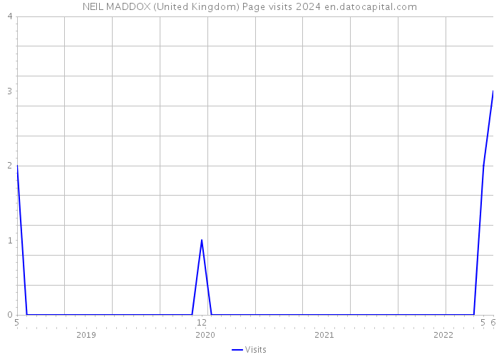 NEIL MADDOX (United Kingdom) Page visits 2024 