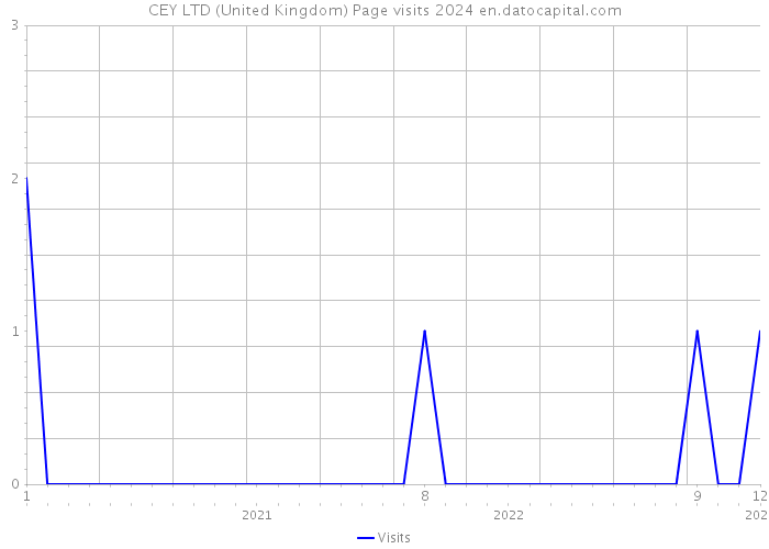 CEY LTD (United Kingdom) Page visits 2024 