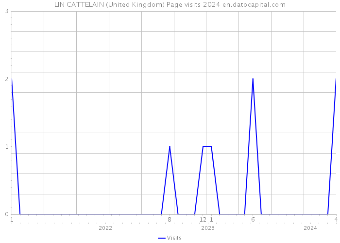 LIN CATTELAIN (United Kingdom) Page visits 2024 
