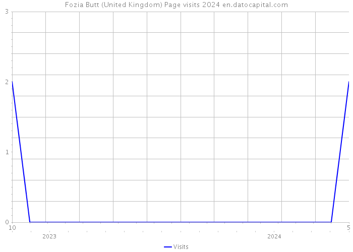 Fozia Butt (United Kingdom) Page visits 2024 