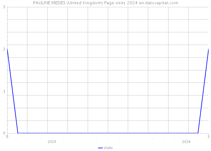 PAULINE MEDES (United Kingdom) Page visits 2024 