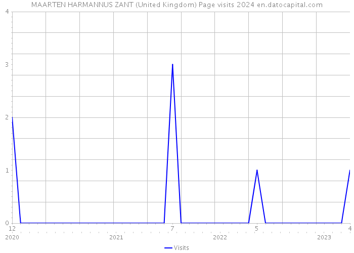 MAARTEN HARMANNUS ZANT (United Kingdom) Page visits 2024 