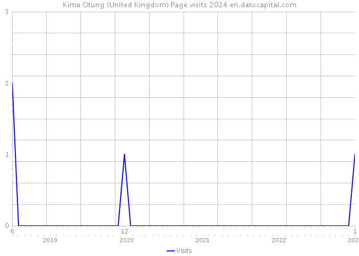 Kima Otung (United Kingdom) Page visits 2024 
