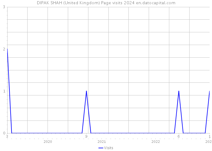 DIPAK SHAH (United Kingdom) Page visits 2024 