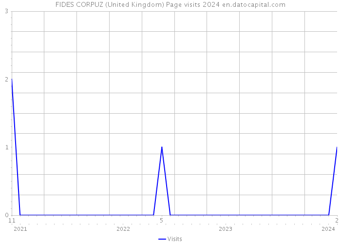 FIDES CORPUZ (United Kingdom) Page visits 2024 