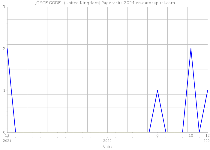 JOYCE GODEL (United Kingdom) Page visits 2024 