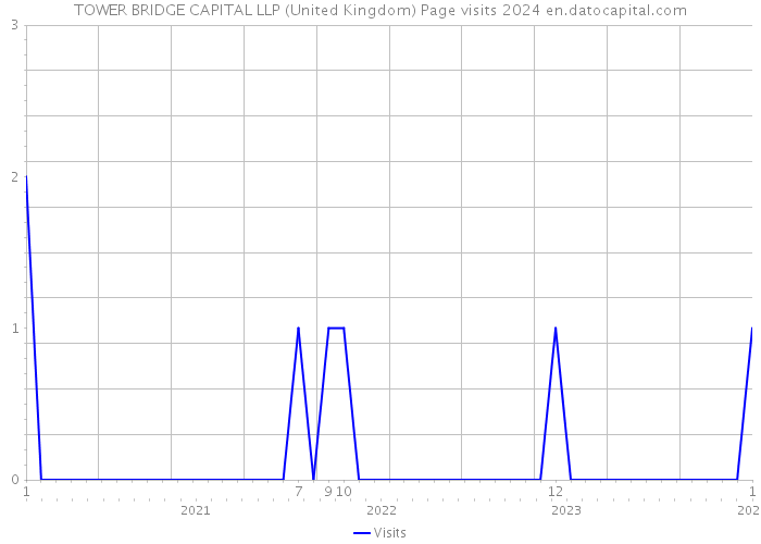 TOWER BRIDGE CAPITAL LLP (United Kingdom) Page visits 2024 