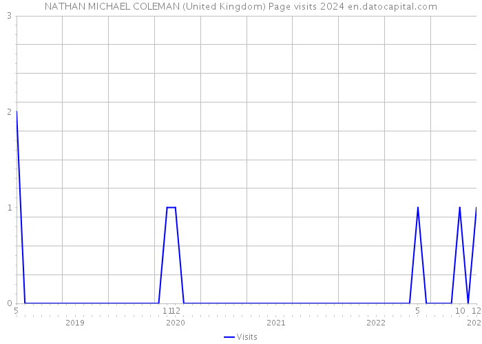 NATHAN MICHAEL COLEMAN (United Kingdom) Page visits 2024 