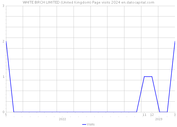 WHITE BIRCH LIMITED (United Kingdom) Page visits 2024 