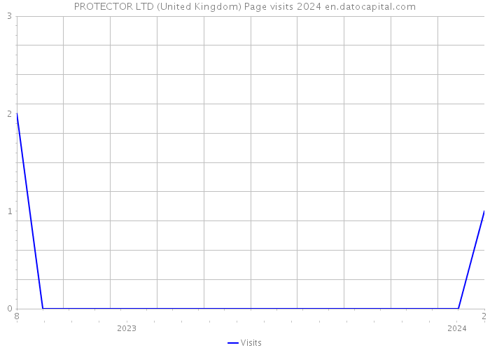 PROTECTOR LTD (United Kingdom) Page visits 2024 
