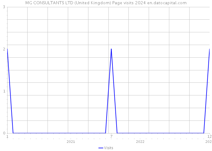 MG CONSULTANTS LTD (United Kingdom) Page visits 2024 