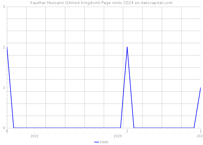 Kauthar Hussaini (United Kingdom) Page visits 2024 