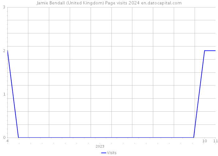 Jamie Bendall (United Kingdom) Page visits 2024 