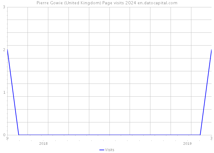 Pierre Gowie (United Kingdom) Page visits 2024 