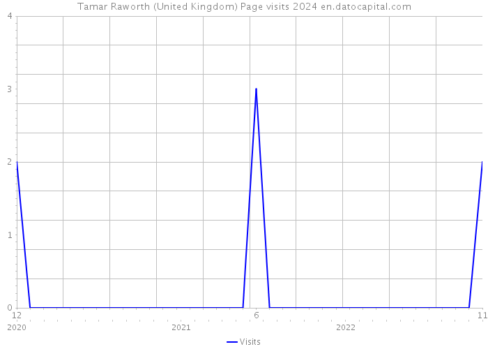 Tamar Raworth (United Kingdom) Page visits 2024 