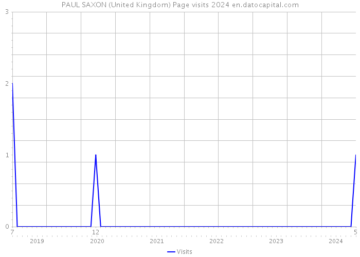 PAUL SAXON (United Kingdom) Page visits 2024 