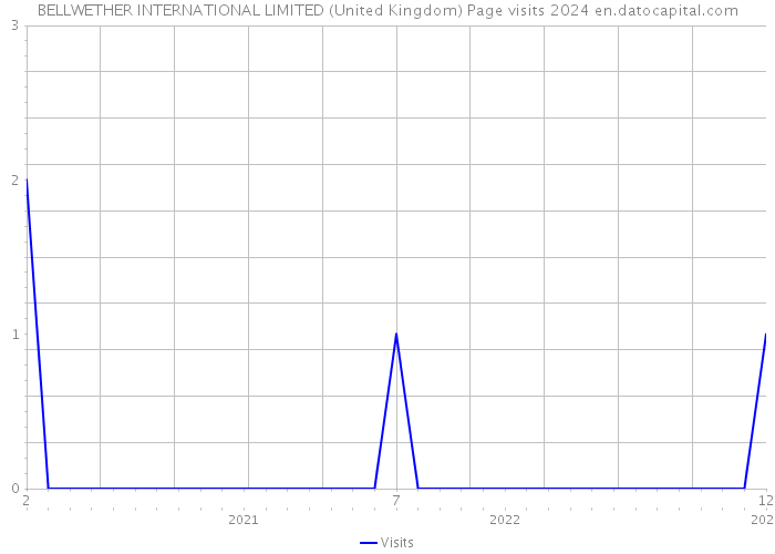 BELLWETHER INTERNATIONAL LIMITED (United Kingdom) Page visits 2024 