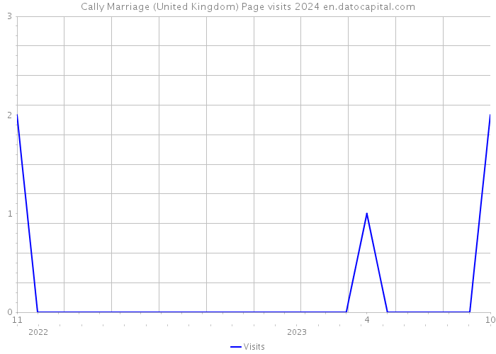 Cally Marriage (United Kingdom) Page visits 2024 