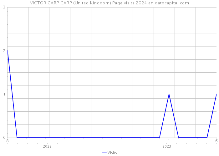 VICTOR CARP CARP (United Kingdom) Page visits 2024 