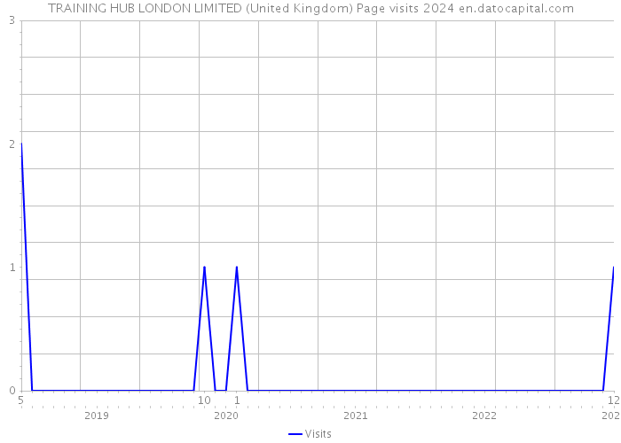TRAINING HUB LONDON LIMITED (United Kingdom) Page visits 2024 
