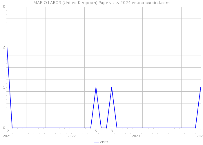 MARIO LABOR (United Kingdom) Page visits 2024 