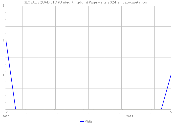 GLOBAL SQUAD LTD (United Kingdom) Page visits 2024 