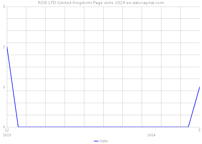 ROSI LTD (United Kingdom) Page visits 2024 