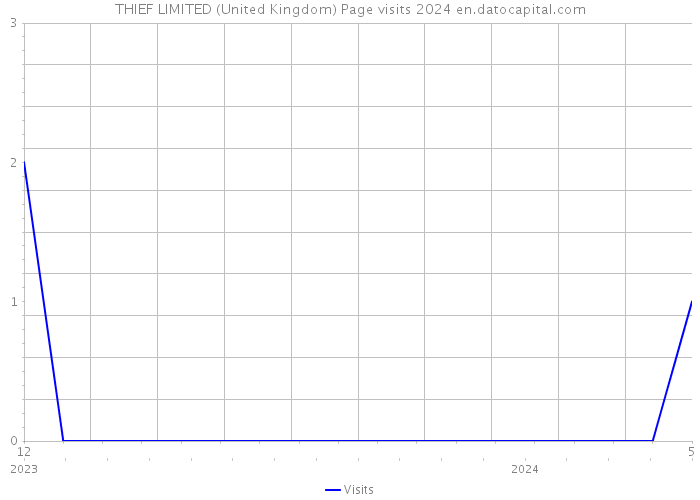 THIEF LIMITED (United Kingdom) Page visits 2024 