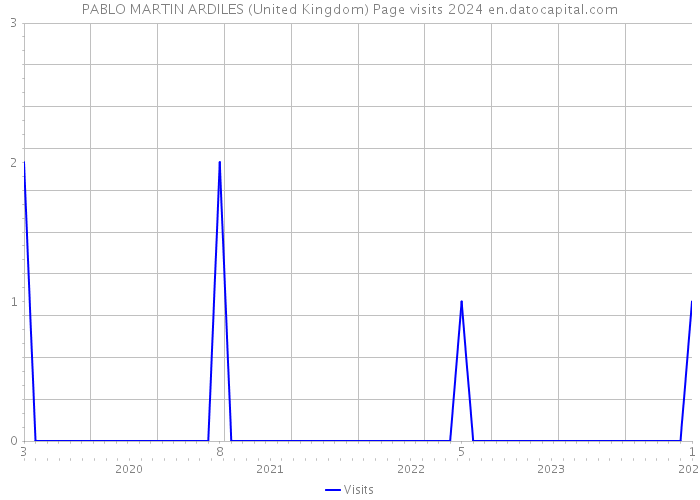 PABLO MARTIN ARDILES (United Kingdom) Page visits 2024 