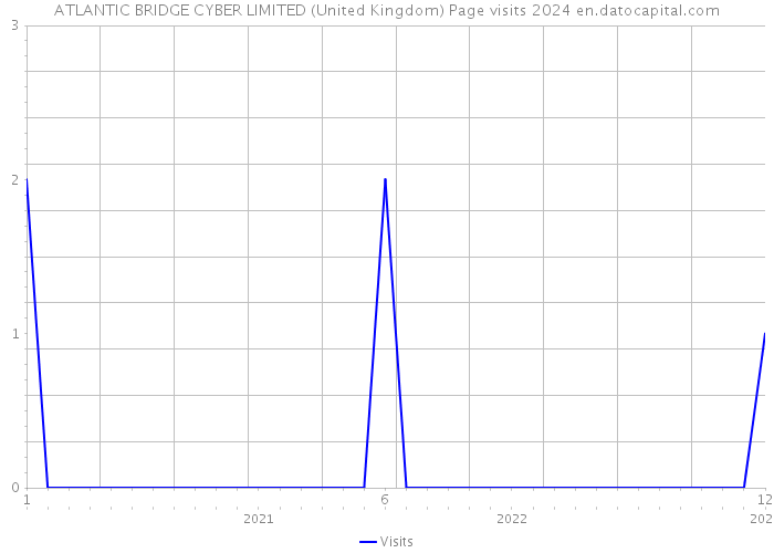 ATLANTIC BRIDGE CYBER LIMITED (United Kingdom) Page visits 2024 