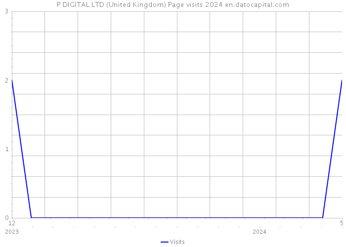 P DIGITAL LTD (United Kingdom) Page visits 2024 