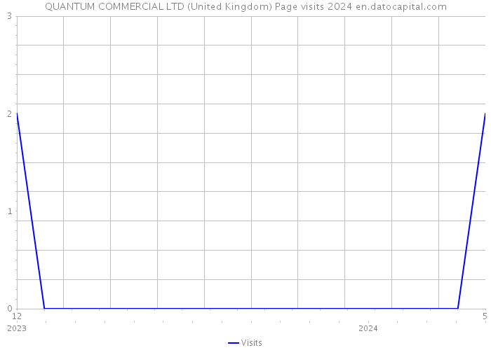 QUANTUM COMMERCIAL LTD (United Kingdom) Page visits 2024 