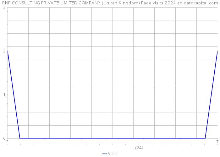 RNP CONSULTING PRIVATE LIMITED COMPANY (United Kingdom) Page visits 2024 