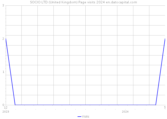 SOCIO LTD (United Kingdom) Page visits 2024 