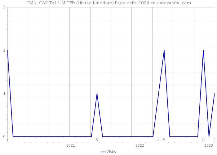 OMNI CAPITAL LIMITED (United Kingdom) Page visits 2024 
