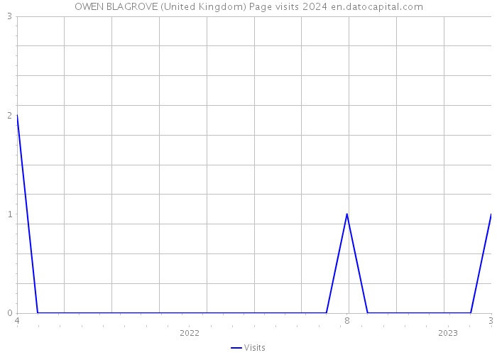 OWEN BLAGROVE (United Kingdom) Page visits 2024 