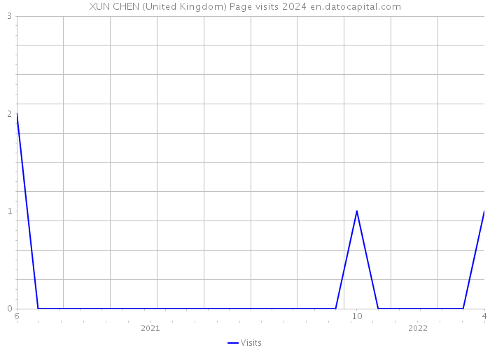 XUN CHEN (United Kingdom) Page visits 2024 