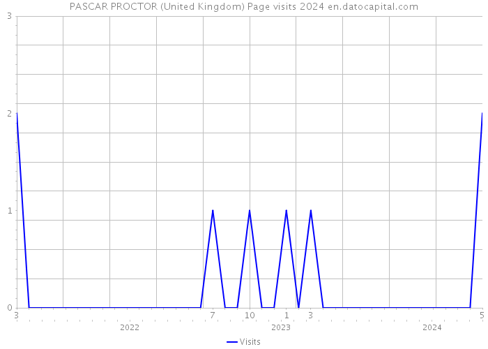 PASCAR PROCTOR (United Kingdom) Page visits 2024 